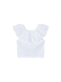 Camiseta combinada Branco (Branco)  para Menina - Mayoral