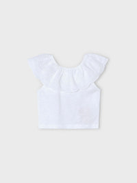 Camiseta combinada Branco (Branco)  para Menina - Mayoral