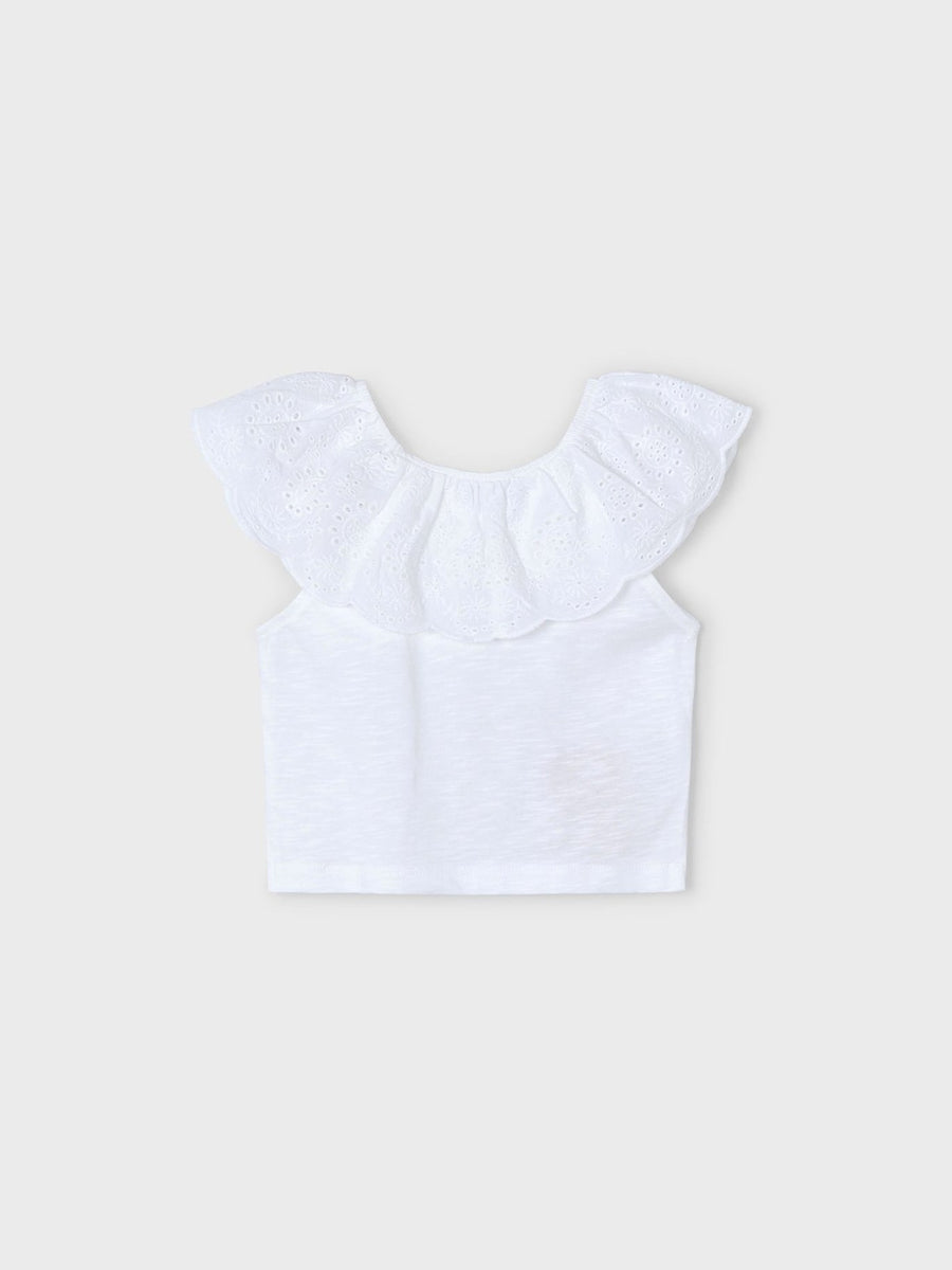 Camiseta combinada Branco (Branco)  para Menina - Mayoral