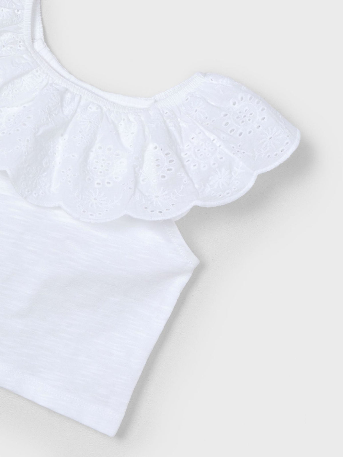 Camiseta combinada Branco (Branco)  para Menina - Mayoral