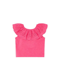Camiseta combinada Peónia (Fúcsia)  para Menina - Mayoral