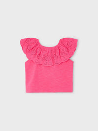 Camiseta combinada Peónia (Fúcsia)  para Menina - Mayoral