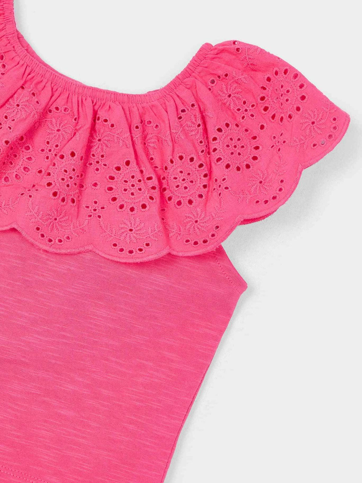 Camiseta combinada Peónia (Fúcsia)  para Menina - Mayoral
