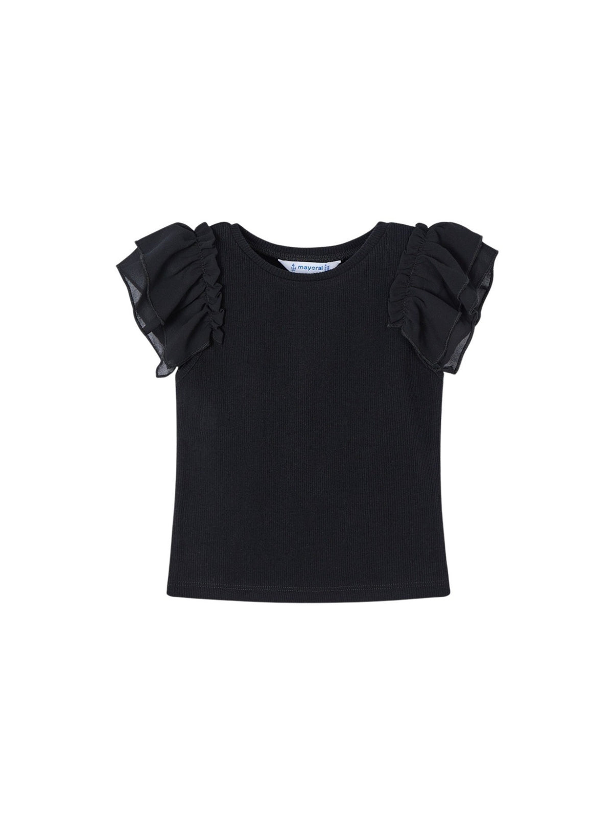 T´shirt combinada Preto (Preto)  para Menina - Mayoral