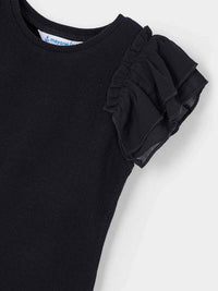 T´shirt combinada Preto (Preto)  para Menina - Mayoral