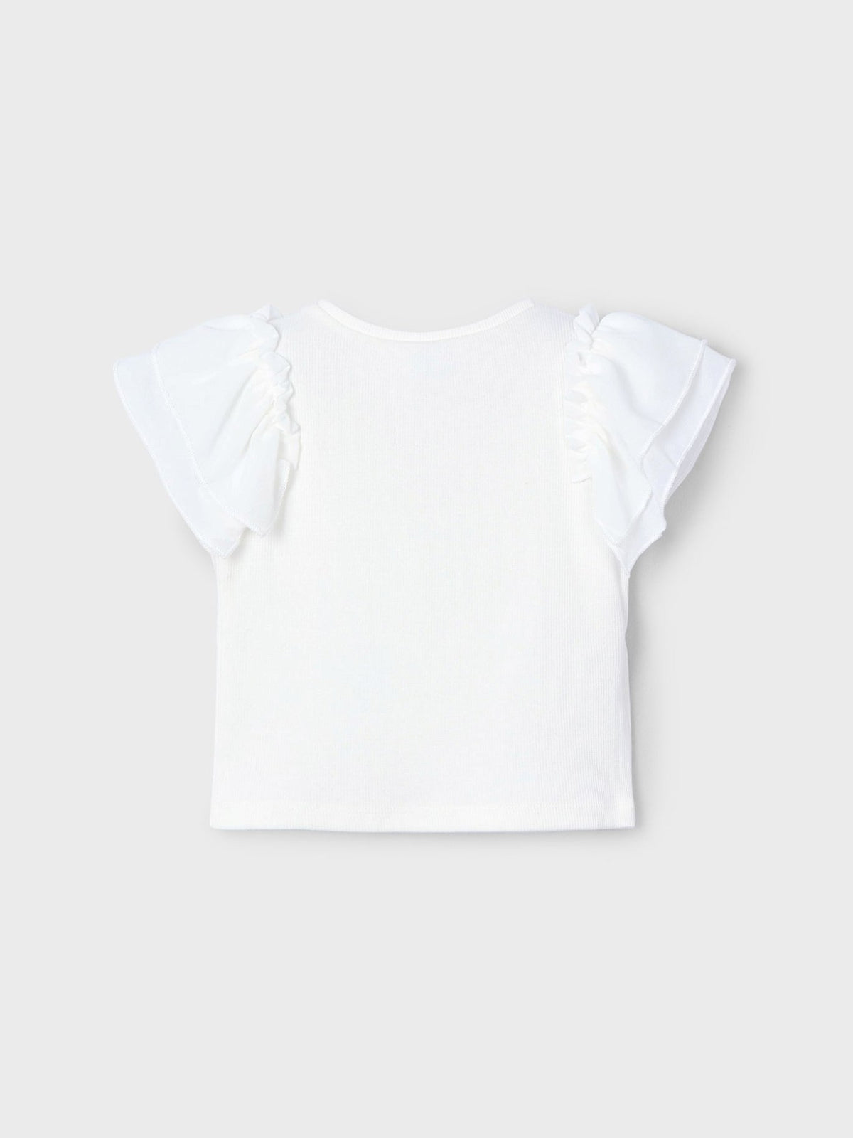 T´shirt combinada Crú (Creme / Pérola)  para Menina - Mayoral