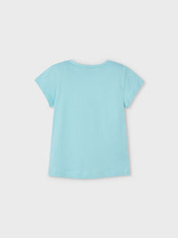 Camiseta manga curta Anis (Turquesa)  para Menina - Mayoral