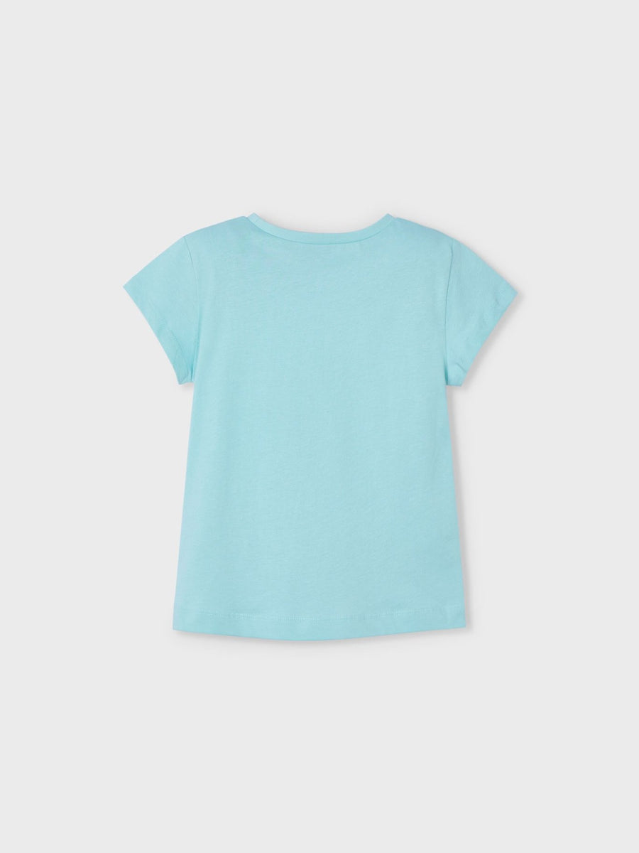 Camiseta manga curta Anis (Turquesa)  para Menina - Mayoral