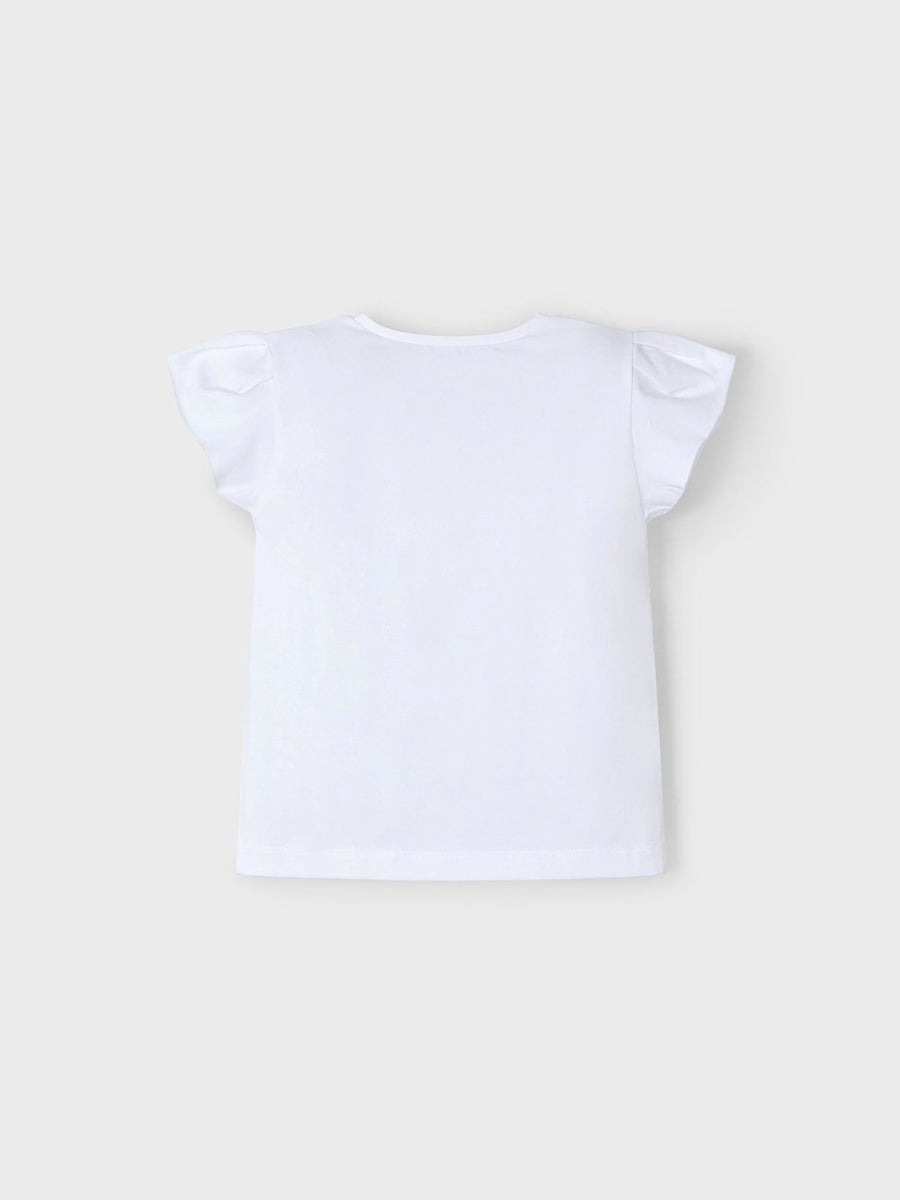 Camiseta manga curta Branco (Branco)  para Menina - Mayoral