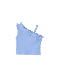 Camiseta caviada Índigo (Ganga c/ Lavagem)  para Menina - Mayoral
