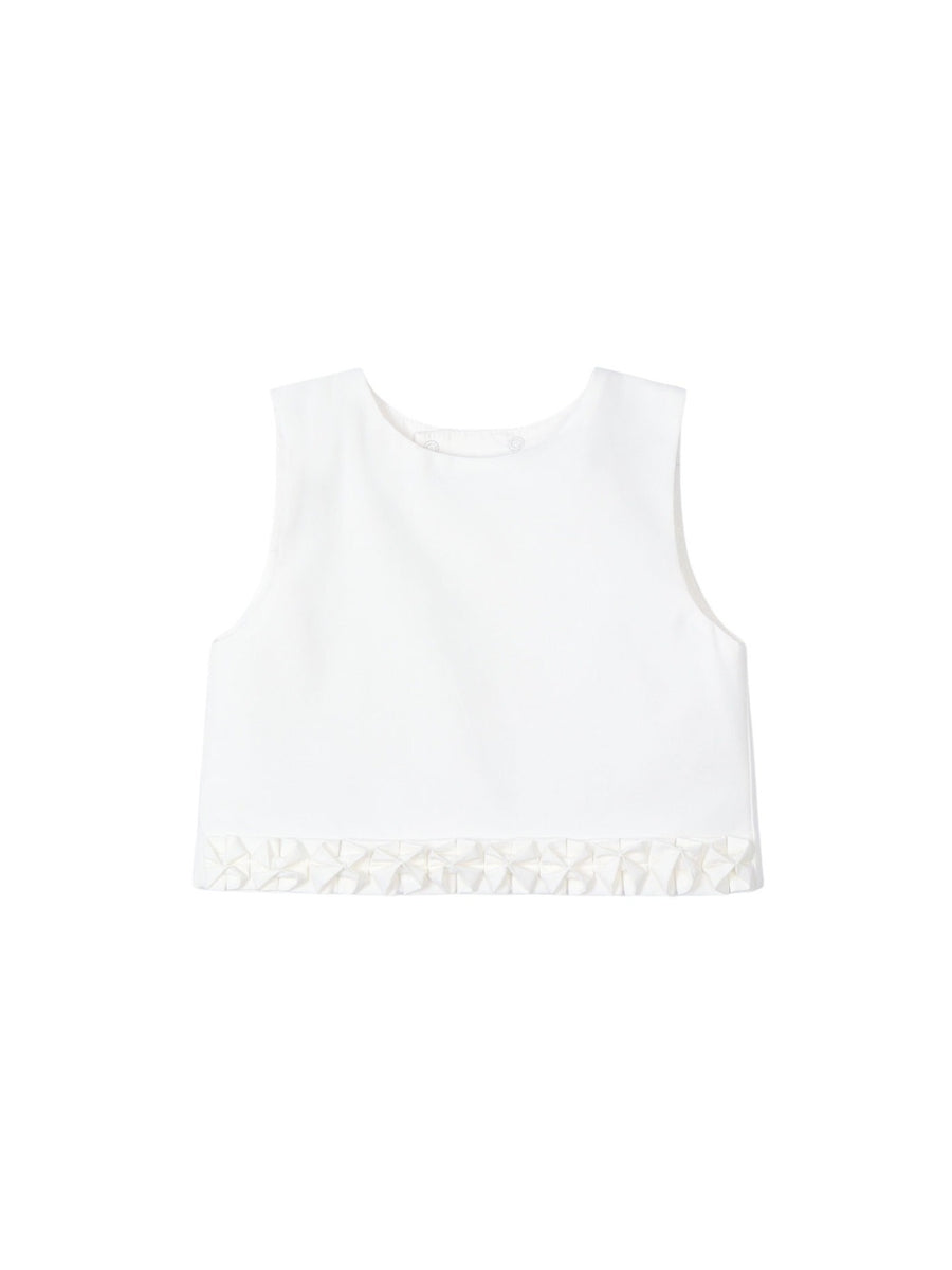 Top papiroflexia Crú (Creme / Pérola)  para Menina - Mayoral