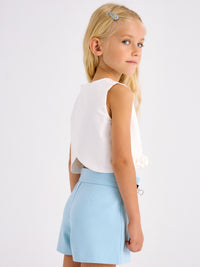 Top papiroflexia Crú (Creme / Pérola)  para Menina - Mayoral