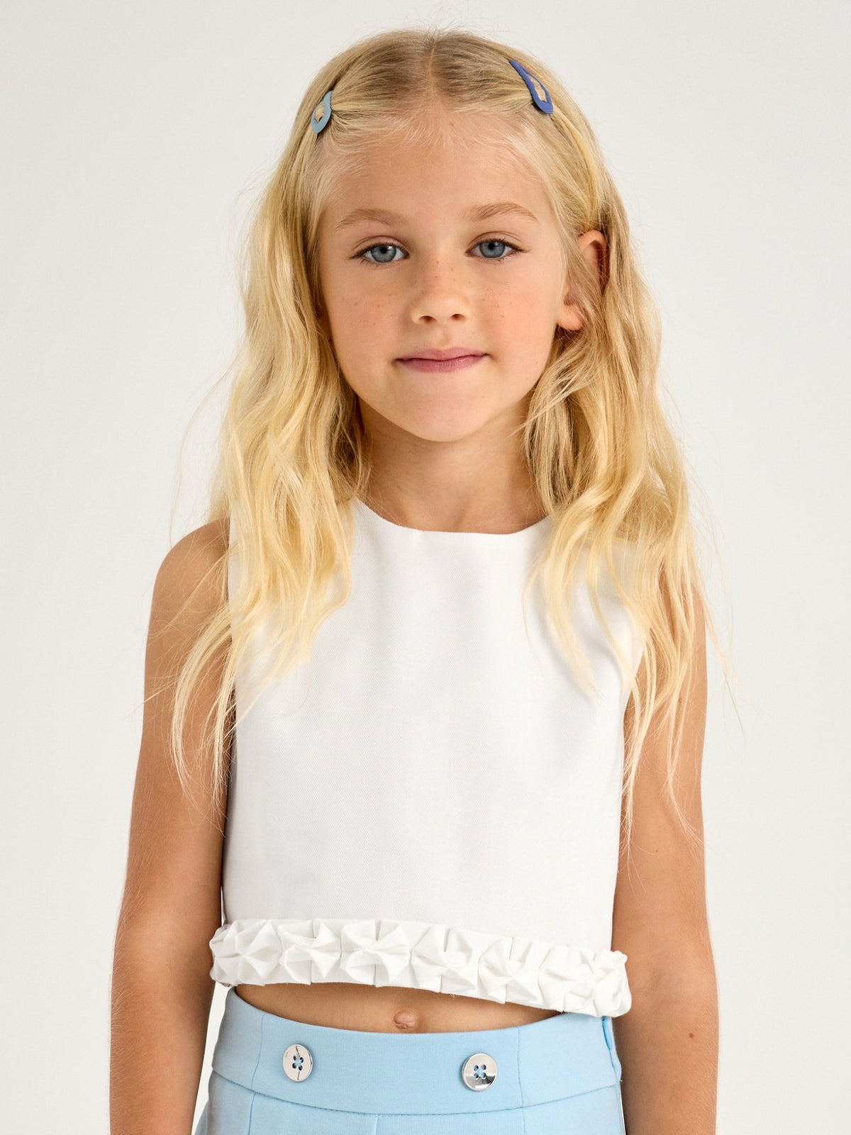 Top papiroflexia Crú (Creme / Pérola)  para Menina - Mayoral
