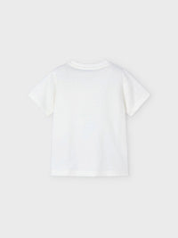 Camiseta aplicações Nata (Creme / Pérola)  para Menino - Mayoral