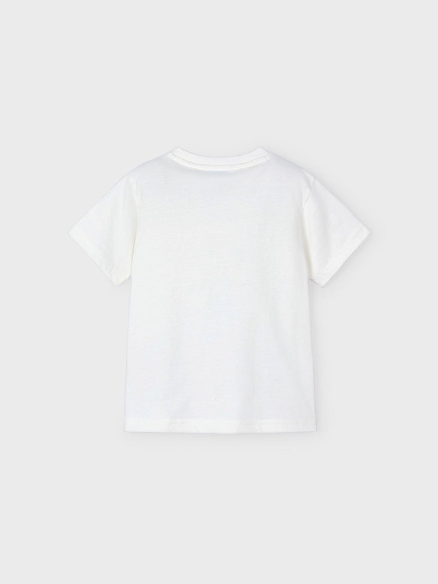 Camiseta aplicações Nata (Creme / Pérola)  para Menino - Mayoral