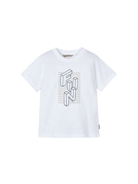 Camiseta m/c embossed "fun" Branco (Branco)  para Menino - Mayoral