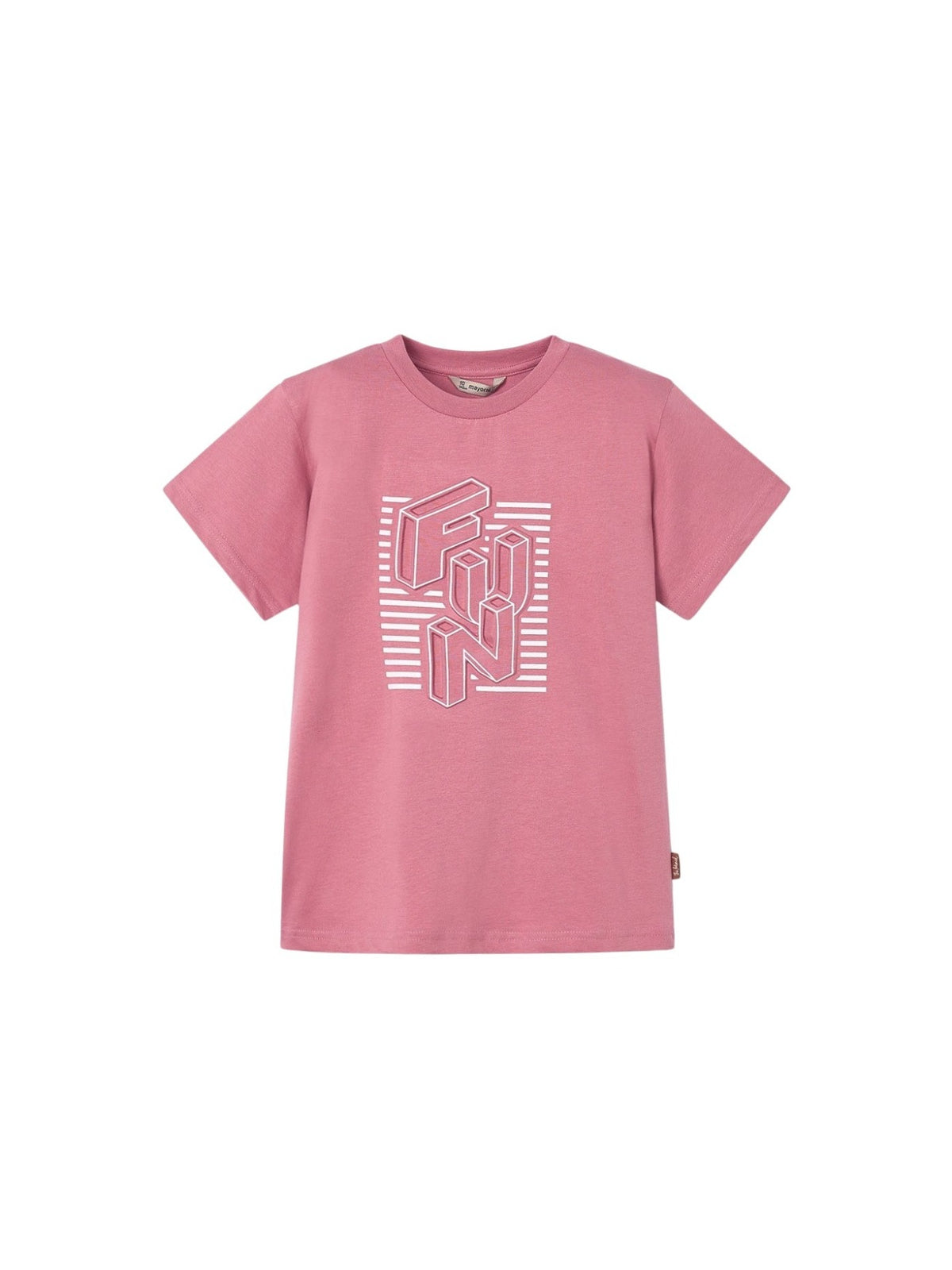 Camiseta m/c embossed "fun" Guayaba (Rosa Velho)  para Menino - Mayoral