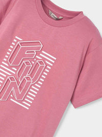 Camiseta m/c embossed "fun" Guayaba (Rosa Velho)  para Menino - Mayoral