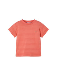 T´shirt estruturada Dark peach (Laranja Outono)  para Menino - Mayoral