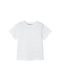 T´shirt estruturada Nata (Creme / Pérola)  para Menino - Mayoral