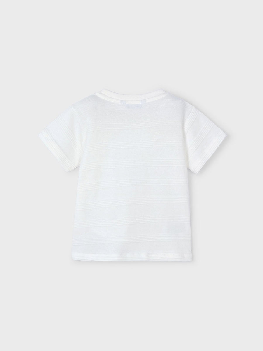 T´shirt estruturada Nata (Creme / Pérola)  para Menino - Mayoral