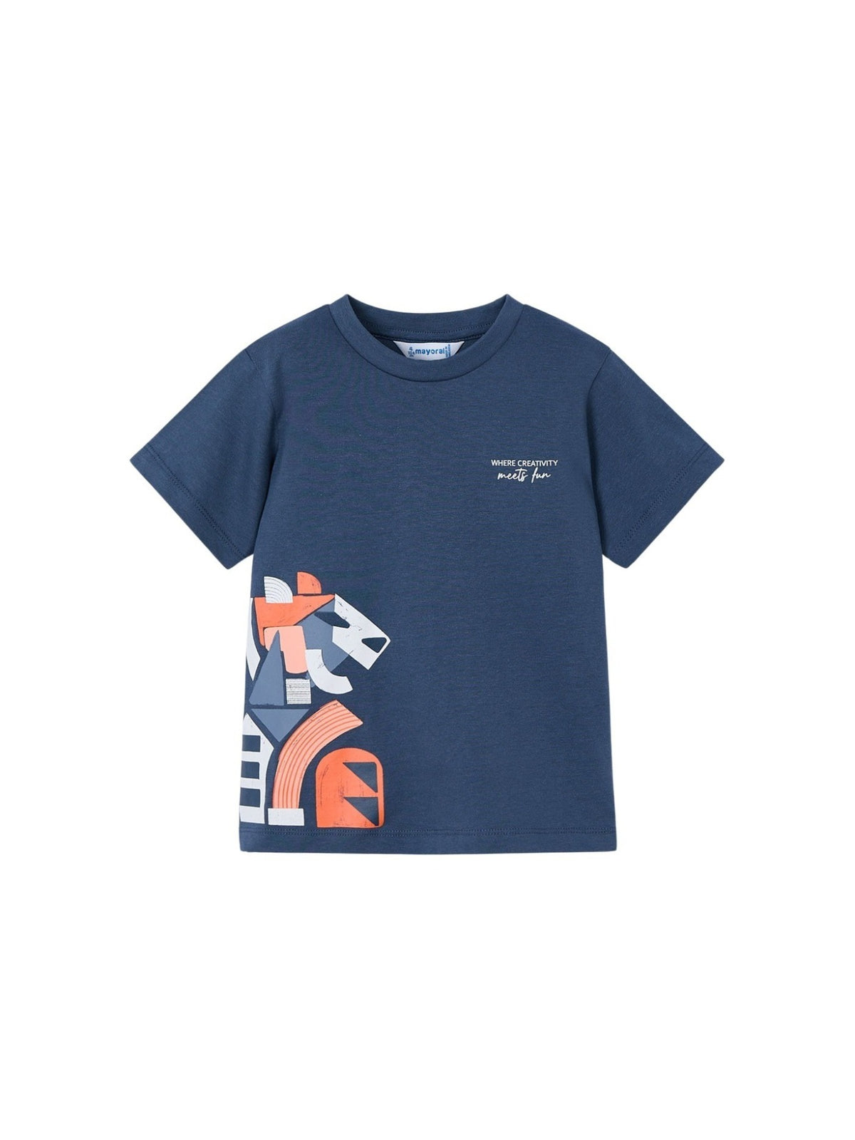 Camiseta m/c "creativity" Midnight (Marinho)  para Menino - Mayoral