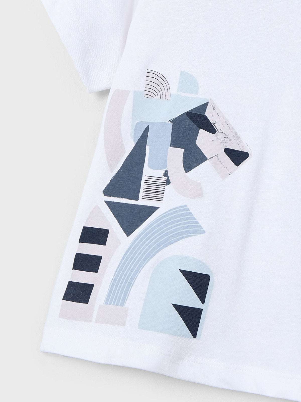 Camiseta m/c "creativity" Branco (Branco)  para Menino - Mayoral