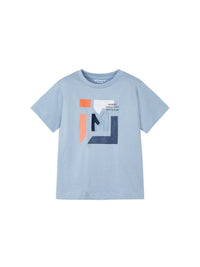 T´shirt embossed "m" Pérola (Creme / Pérola)  para Menino - Mayoral