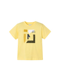 T´shirt embossed "m" Amarelo (Amarelo)  para Menino - Mayoral