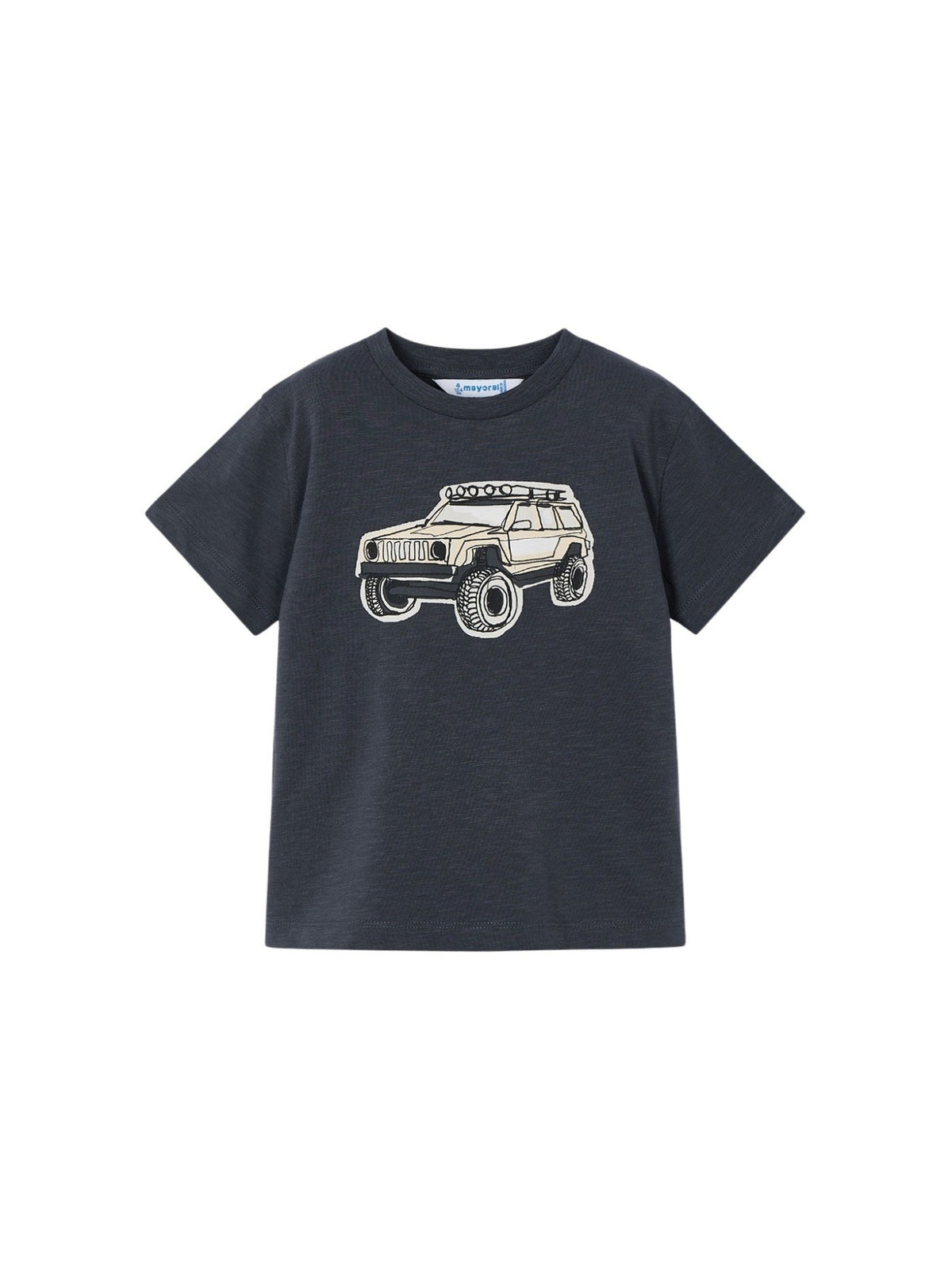 Camiseta m/curta flame Asfalto (Cinza Escuro)  para Menino - Mayoral
