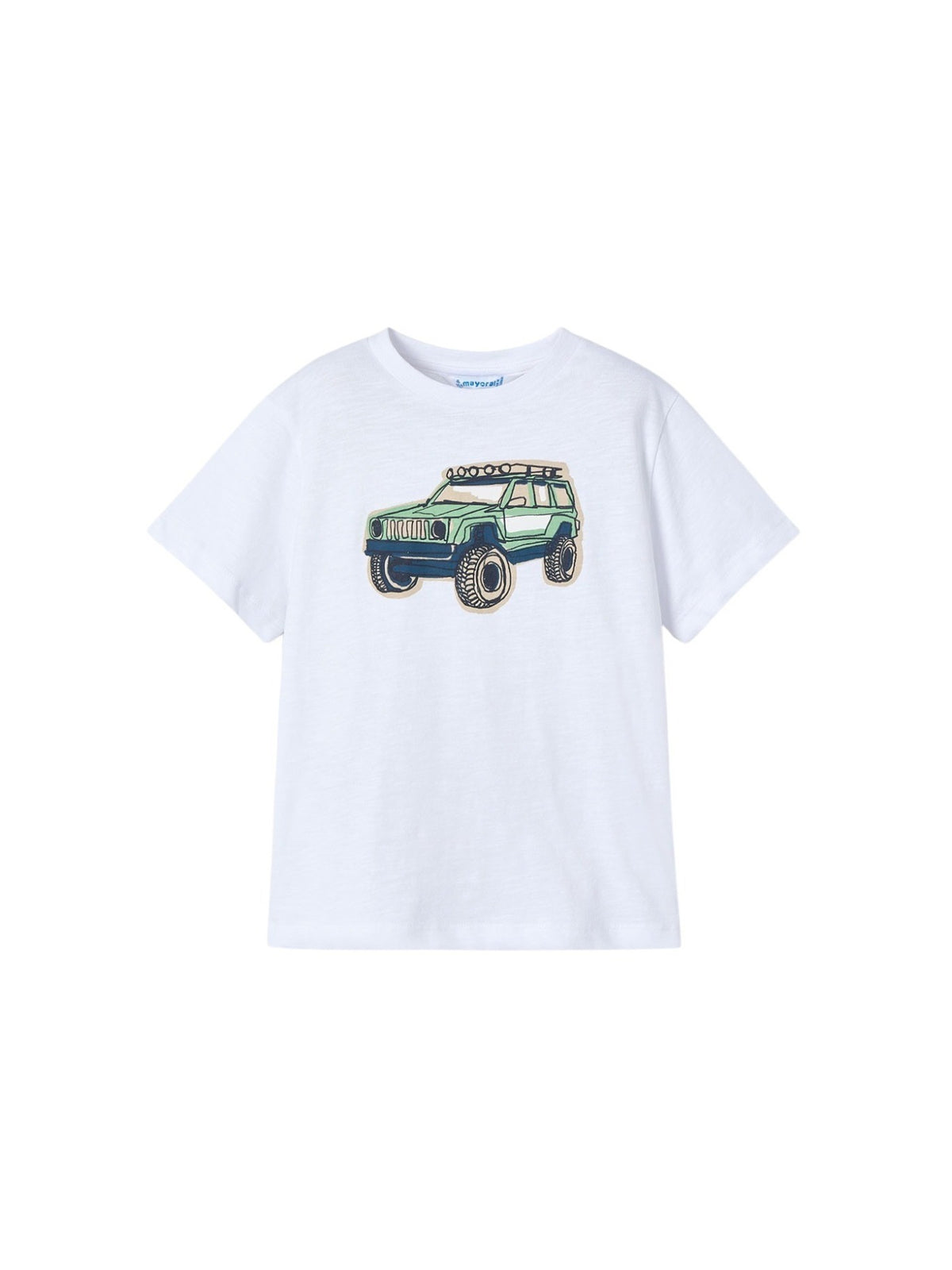 Camiseta m/curta flame Branco (Branco)  para Menino - Mayoral
