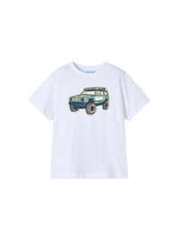 Camiseta m/curta flame Branco (Branco)  para Menino - Mayoral