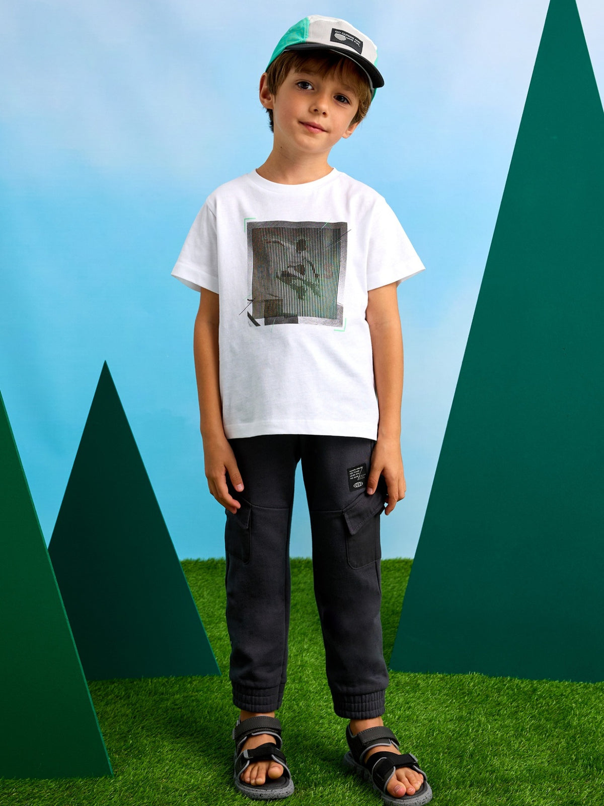T´shirt lenticular hd Branco (Branco)  para Menino - Mayoral
