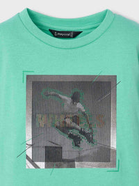 T´shirt lenticular hd Azul água (Celeste)  para Menino - Mayoral