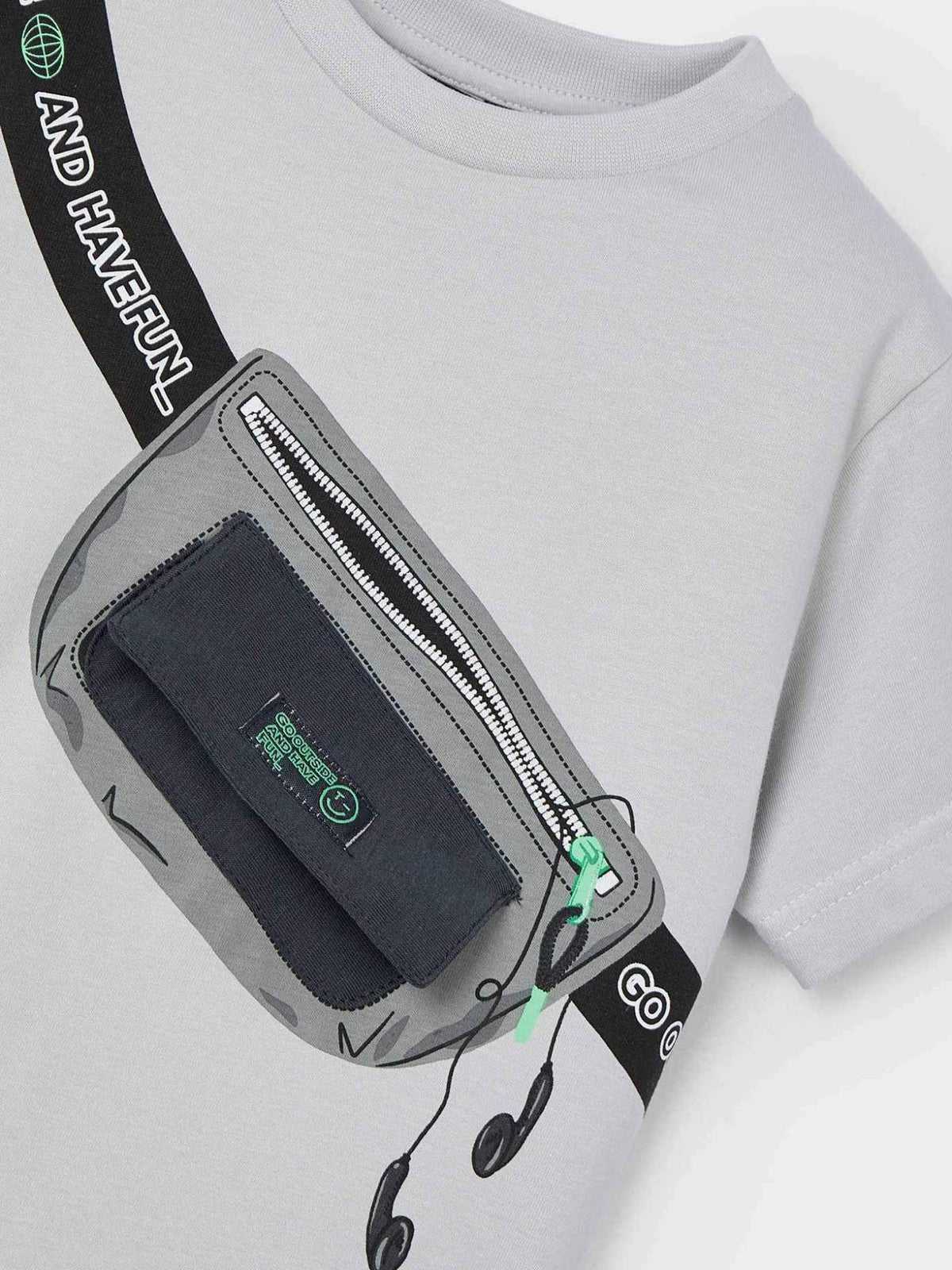 T´shirt Cinza (Cinza)  para Menino - Mayoral