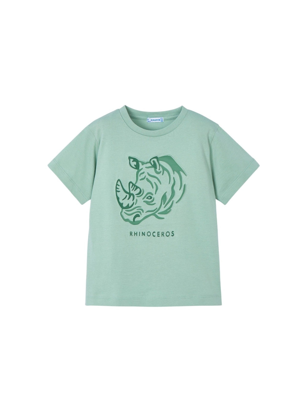 T´shirt embossed "rhino" Loureiro (Azeitona)  para Menino - Mayoral