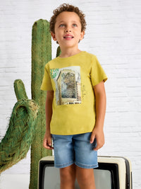 Camiseta lenticular Ouro (Dourado)  para Menino - Mayoral