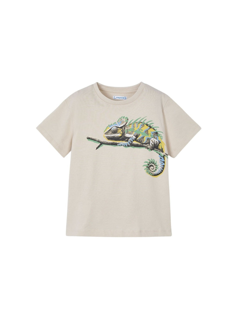 Camiseta m/c chameleon Quartzo (Bege)  para Menino - Mayoral