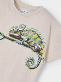 Camiseta m/c chameleon Quartzo (Bege)  para Menino - Mayoral