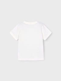 Camiseta m/c chameleon Nata (Creme / Pérola)  para Menino - Mayoral