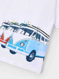 Camiseta m/curta " surf" Branco (Branco)  para Menino - Mayoral