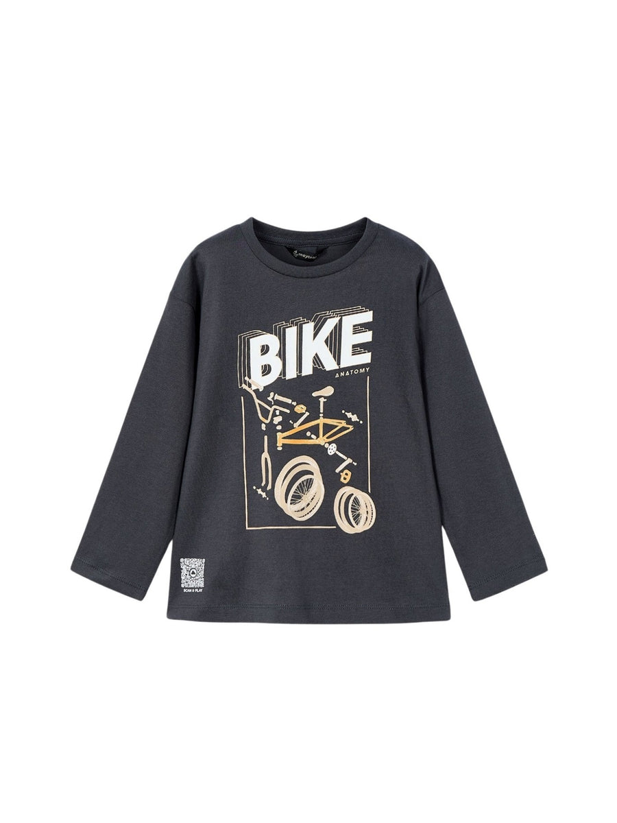 Camisola "bike" Asfalto (Cinza Escuro)  para Menino - Mayoral
