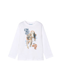 Camisola "nature" Branco (Branco)  para Menino - Mayoral