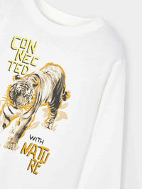 Camisola "nature" Nata (Creme / Pérola)  para Menino - Mayoral