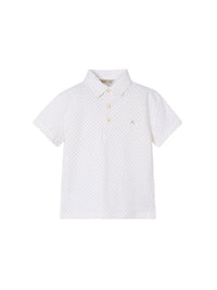 Polo m/curta estampada Areia (Bege)  para Menino - Mayoral