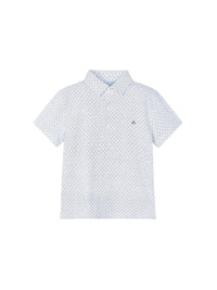 Polo m/curta estampada Bco-midnig (Marinho)  para Menino - Mayoral