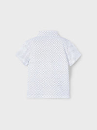 Polo m/curta estampada Bco-midnig (Marinho)  para Menino - Mayoral