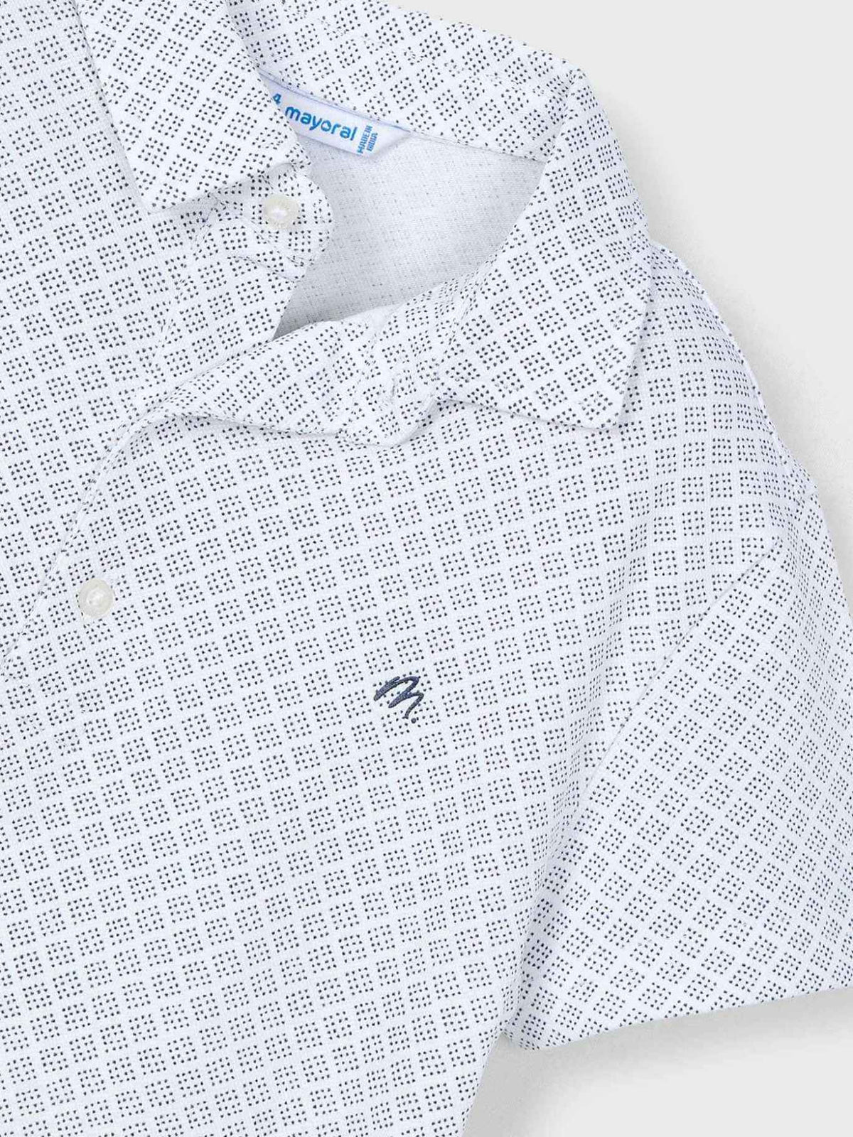 Polo m/curta estampada Bco-midnig (Marinho)  para Menino - Mayoral