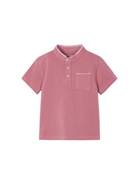 Polo m/curta gola mao Guayaba (Rosa Velho)  para Menino - Mayoral