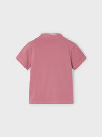 Polo m/curta gola mao Guayaba (Rosa Velho)  para Menino - Mayoral